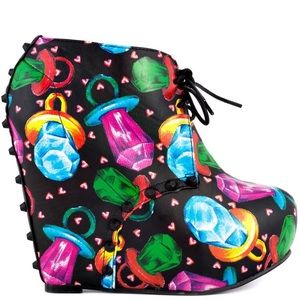 Iron Fist Ring Pop Wedge size 6 colourful kawai